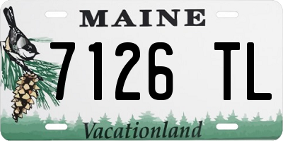 ME license plate 7126TL