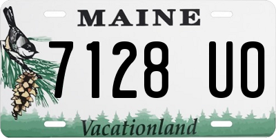 ME license plate 7128UO