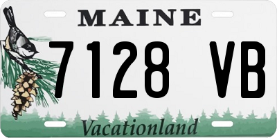ME license plate 7128VB