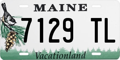 ME license plate 7129TL