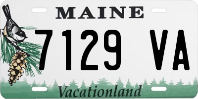 ME license plate 7129VA