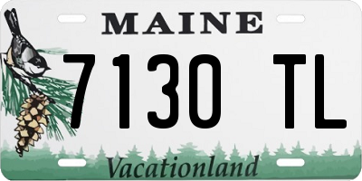 ME license plate 7130TL