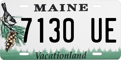 ME license plate 7130UE