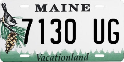 ME license plate 7130UG