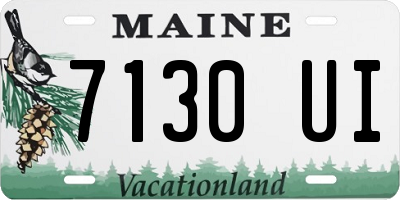 ME license plate 7130UI