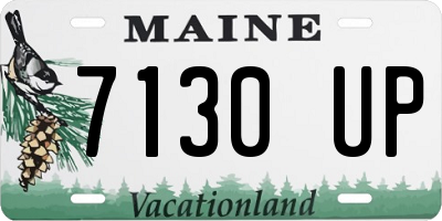 ME license plate 7130UP