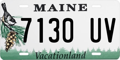 ME license plate 7130UV