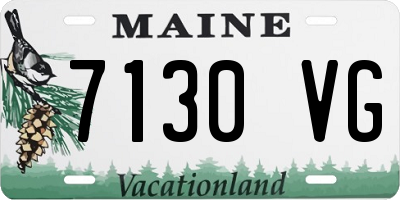 ME license plate 7130VG