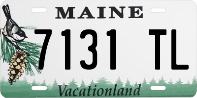 ME license plate 7131TL