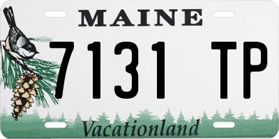 ME license plate 7131TP