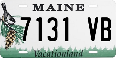 ME license plate 7131VB
