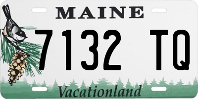 ME license plate 7132TQ