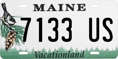 ME license plate 7133US