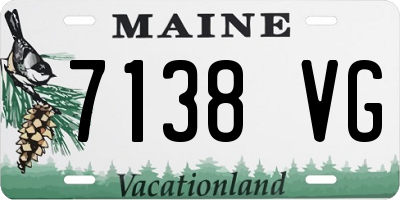 ME license plate 7138VG