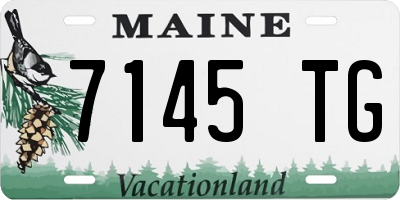 ME license plate 7145TG