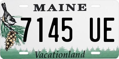 ME license plate 7145UE