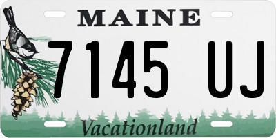 ME license plate 7145UJ