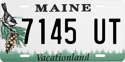 ME license plate 7145UT