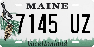 ME license plate 7145UZ