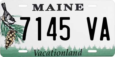 ME license plate 7145VA