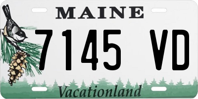 ME license plate 7145VD