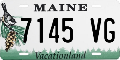 ME license plate 7145VG