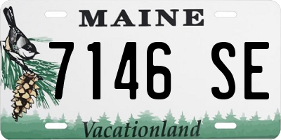 ME license plate 7146SE