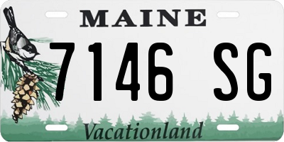 ME license plate 7146SG