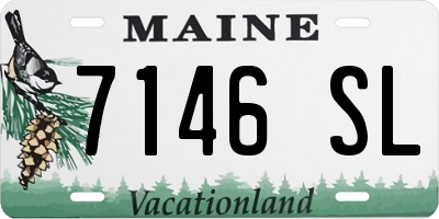 ME license plate 7146SL