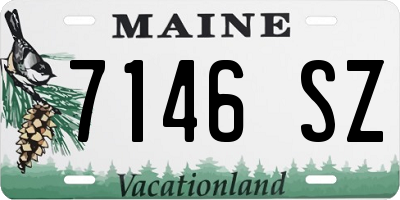 ME license plate 7146SZ