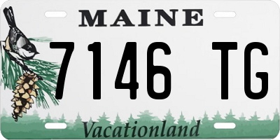 ME license plate 7146TG