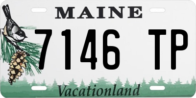 ME license plate 7146TP