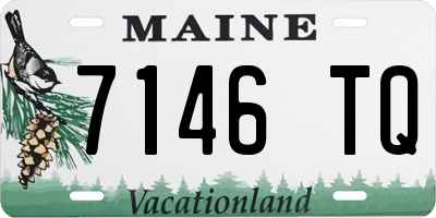 ME license plate 7146TQ