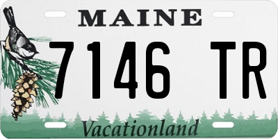 ME license plate 7146TR