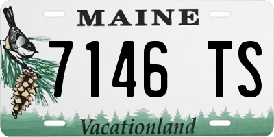 ME license plate 7146TS