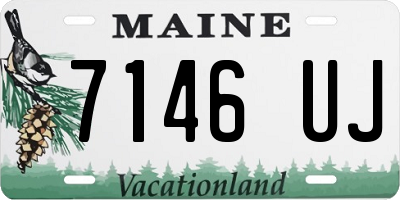 ME license plate 7146UJ