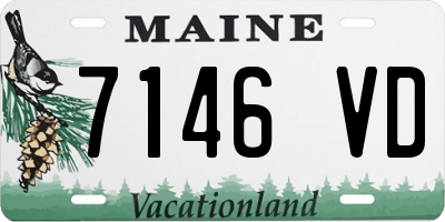 ME license plate 7146VD