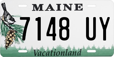 ME license plate 7148UY