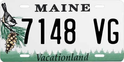 ME license plate 7148VG