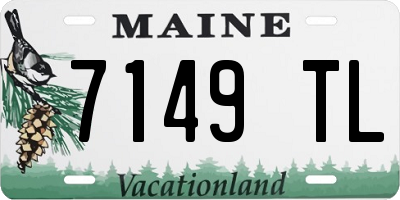 ME license plate 7149TL