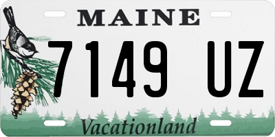 ME license plate 7149UZ