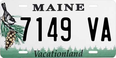 ME license plate 7149VA