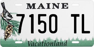 ME license plate 7150TL