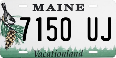 ME license plate 7150UJ