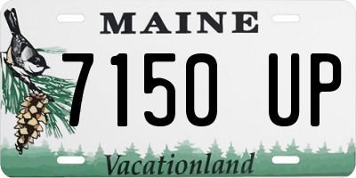 ME license plate 7150UP