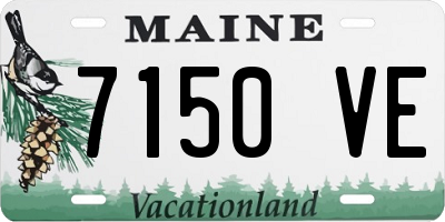 ME license plate 7150VE