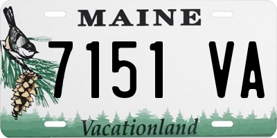 ME license plate 7151VA