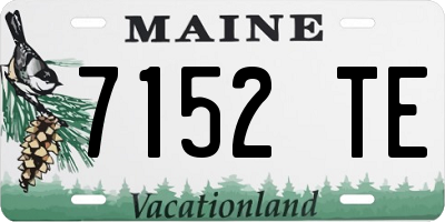 ME license plate 7152TE