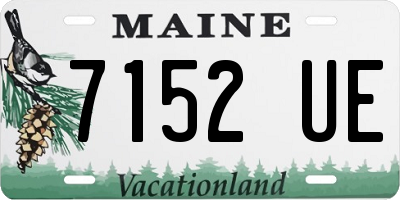 ME license plate 7152UE