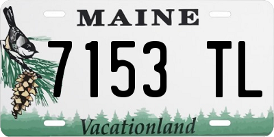 ME license plate 7153TL